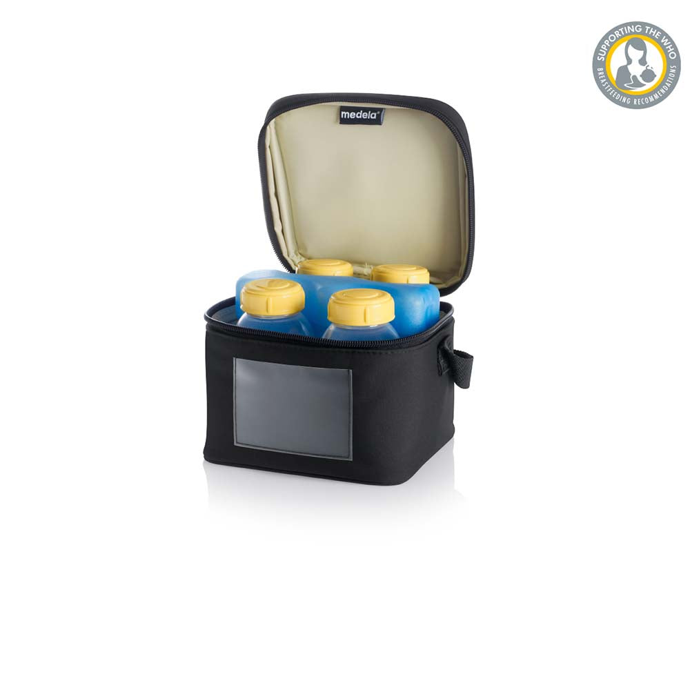 Medela - Breast Milk Cooler with 4 Breastmilk Bottles