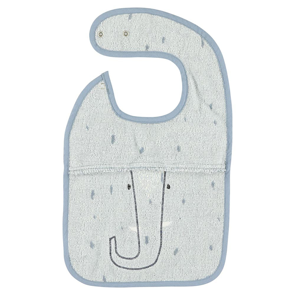 Trixie - Bib Mrs. Elephant - Blue