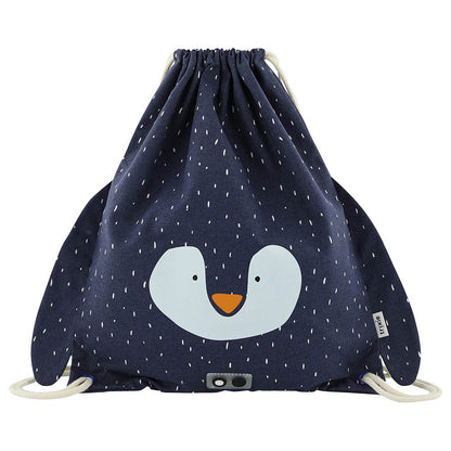 Trixie - Drawstring Bag - Mr. Penguin