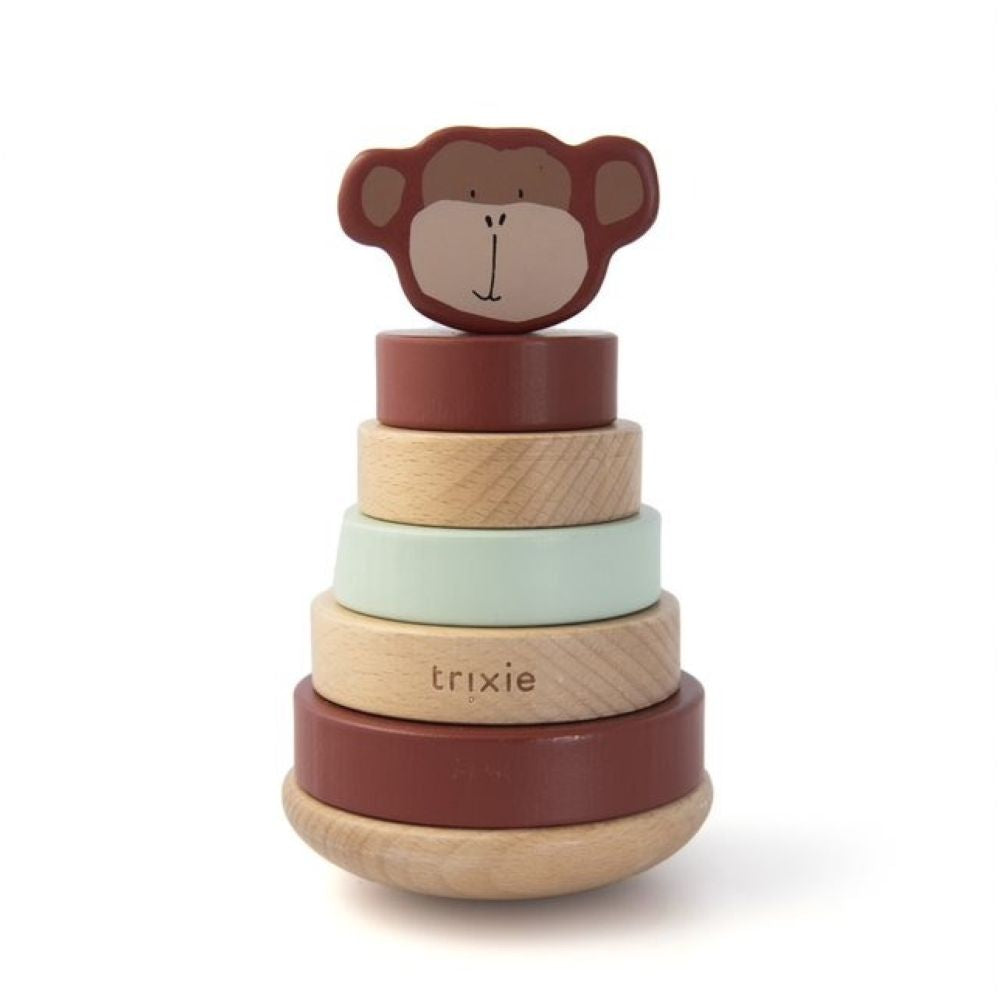 Trixie - Wooden Stacking Toy - Mr. Monkey