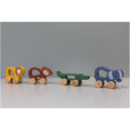 Trixie - Wooden Pull Along Toy - Mr. Crocodile