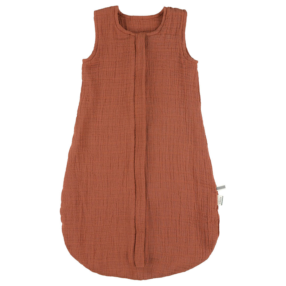 Summer Muslin Sleeping Bag - Bliss Rust