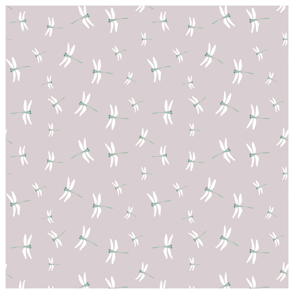 Lulujo - Muslin Crib Sheet (135cm x 70cm) - Dragonfly