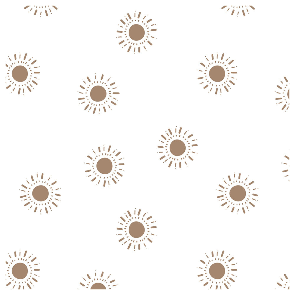 Lulujo - Muslin Crib Sheet (135cm x 70cm) - Suns
