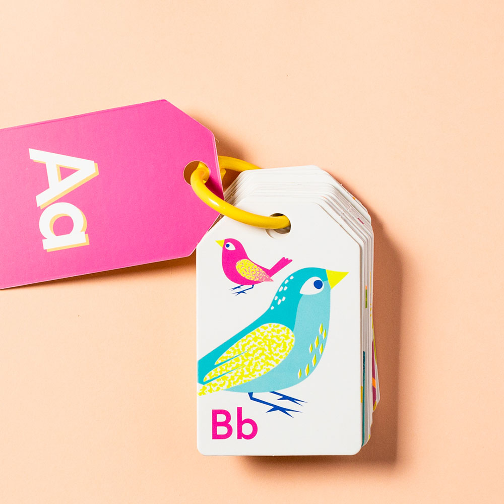 Tiger Tribe - Alphabet Flash Cards - Neon