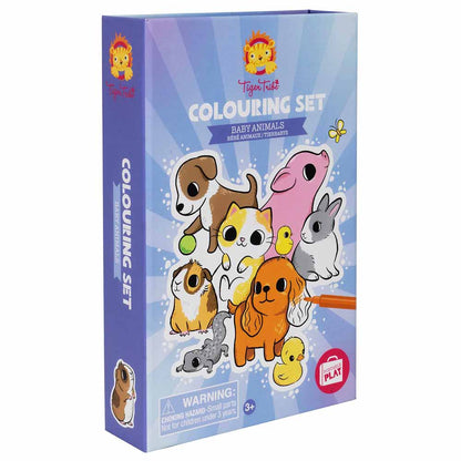 Tiger Tribe - Colouring Set - Baby Animals