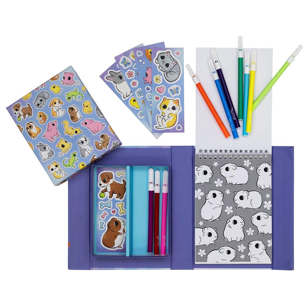 Tiger Tribe - Colouring Set - Baby Animals