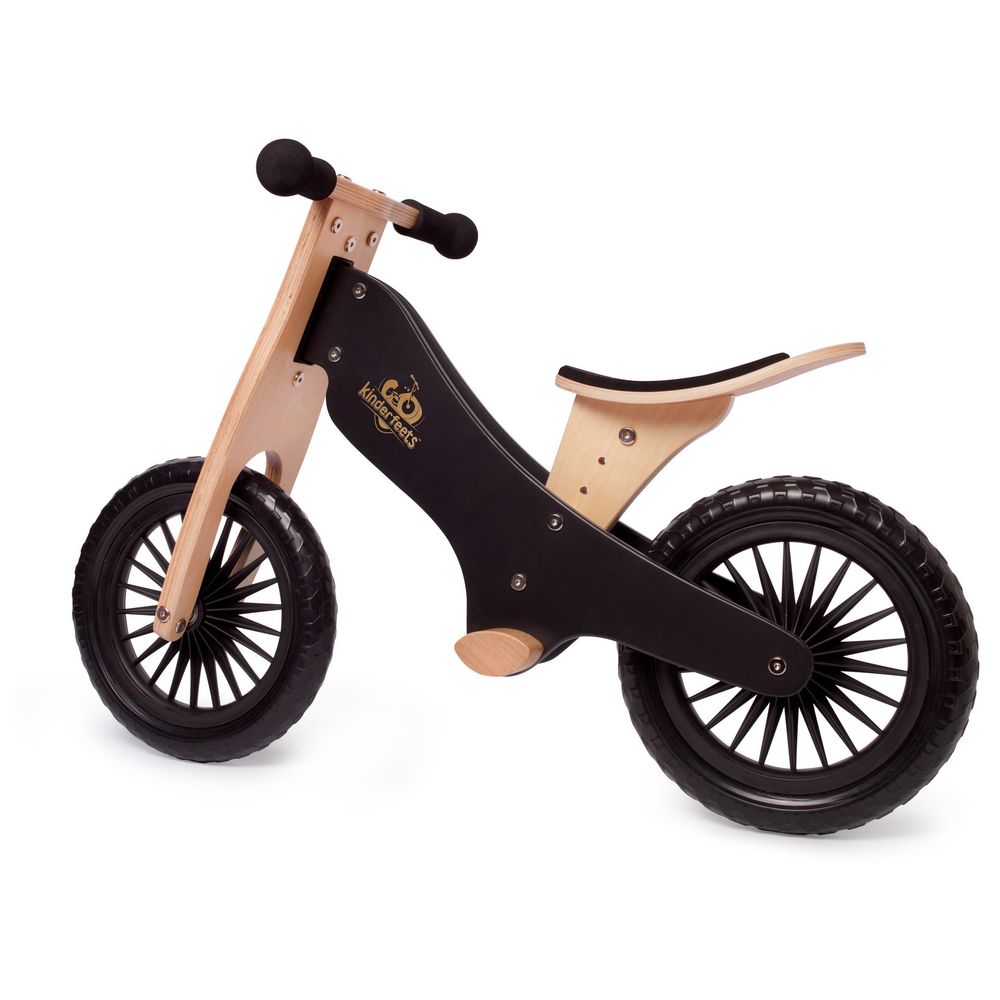Toddler Balance Bike + Helmet - Black