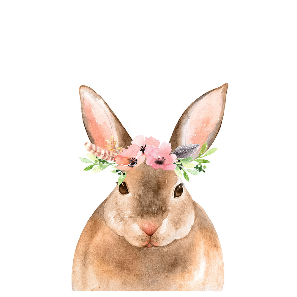 Sweet Pea - Set of 6 - Watercolour Woodland Animals Wall Art Prints
