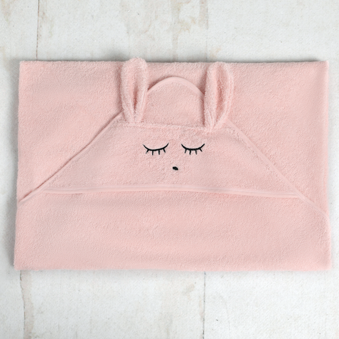 Elli Junior - Hooded Towel Pink