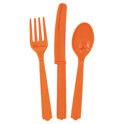 أدوات المائدة البرتقالية