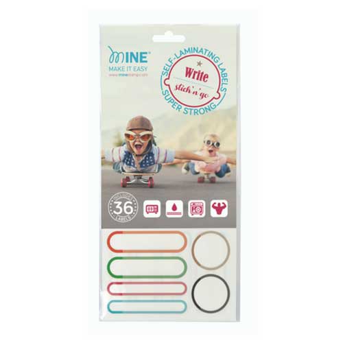 Mine Stamp - Self Laminating Labels
