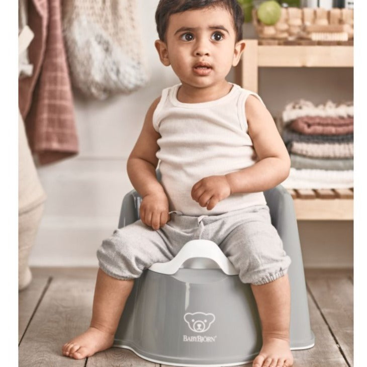 Babybjorn Potty Chair - (White/Grey)