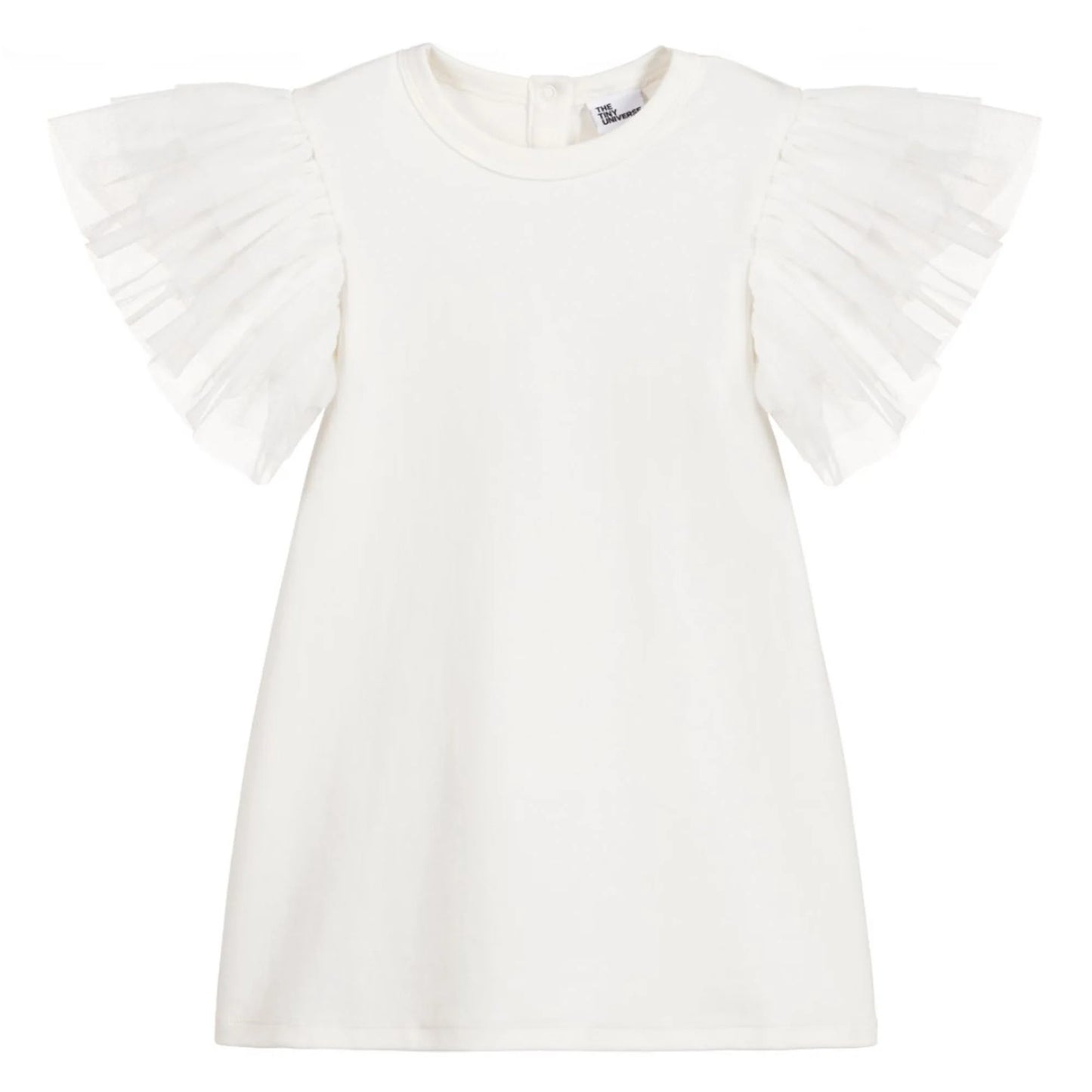 Tiny Wings Dress - White Base