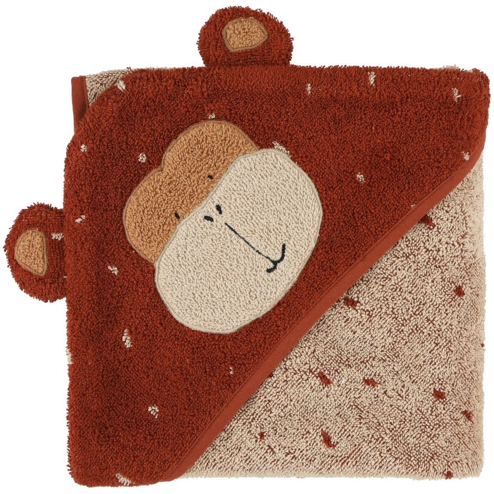 Mr Monkey Hooded Towel