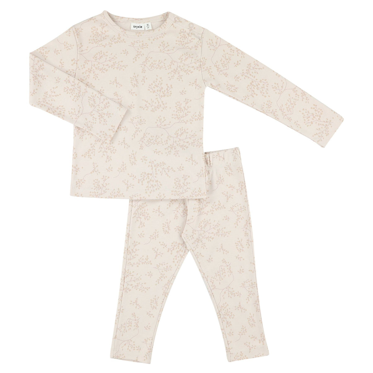Trixie - Pyjama 2 Pieces -100% Organic Cotton - Bright Bloom - Available Sizes: 18-24M/3Y/4Y/6Y