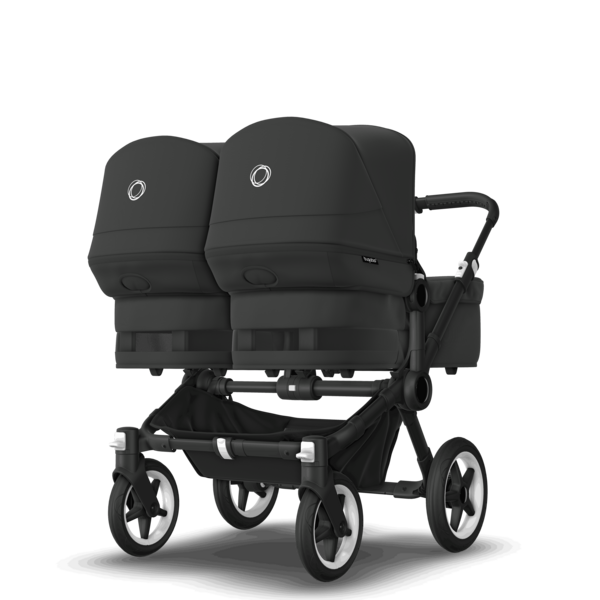 Bugaboo - Donkey 5 Twin Complete Me Travel System - BLACK/MIDNIGHT BLACK