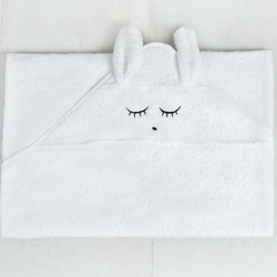 Elli Junior - Hooded Towel White