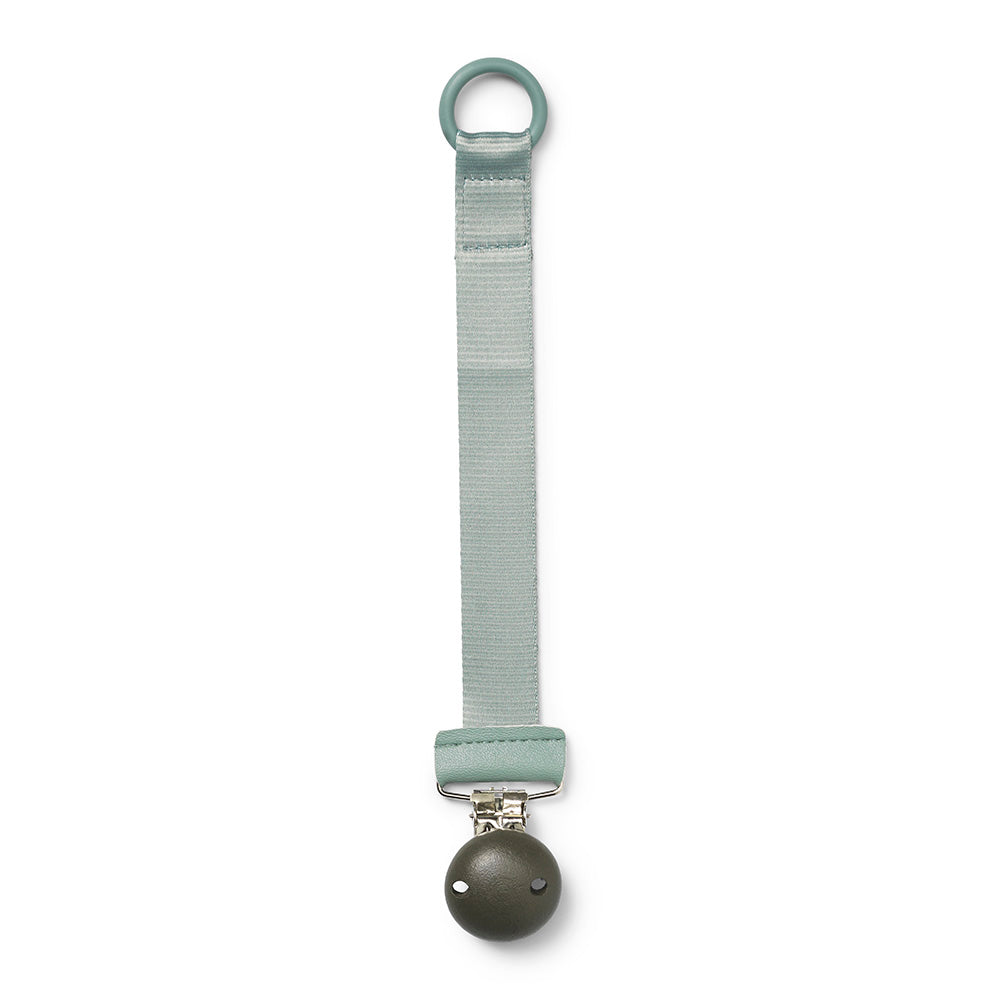 Pacifier Clip Wood - Hazy Jade
